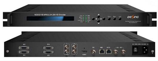 NDS3211B單路MPEG-2、MPEG-4 AVC/H.264高清編碼器