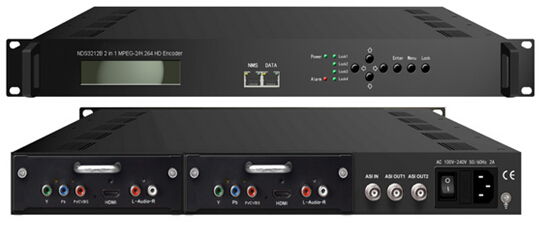NDS3212B 2合1MPEG-2、MPEG-4 AVC/H.264高清編碼器