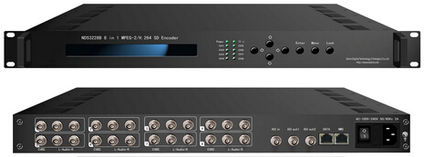 NDS3228B/NDS3224B 8/4合1 MPEG-2/H.264標(biāo)清編碼器